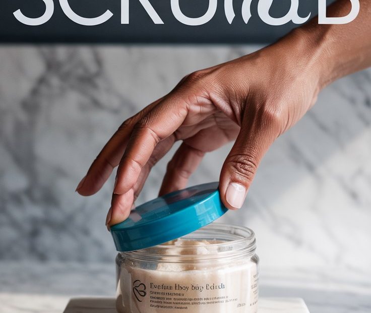 DIY Vanilla Coconut Body Scrub for Soft Smooth Skin