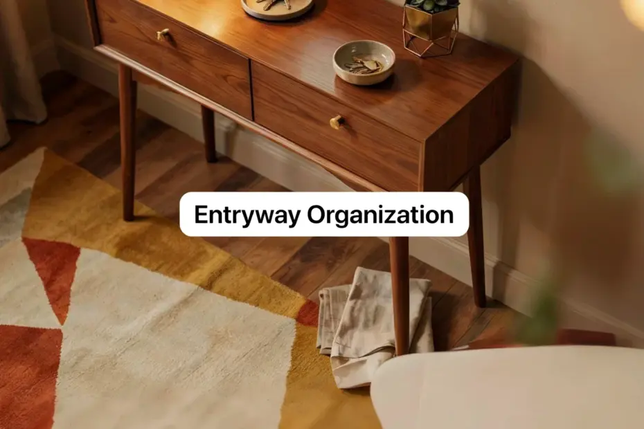 Entryway Organization for Hosting Guests | Mudroom Storage Solutions | Keep Entry Tidy
